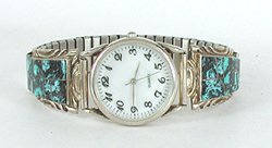 Sterling Silver and Turquoise Watch Tips