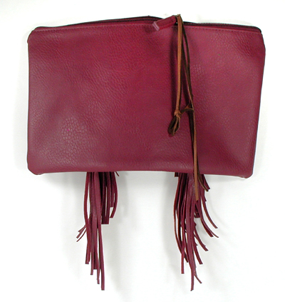 Authentic Native American handmade leather drawstring pouch with beaded turtle by Lakota Visions 