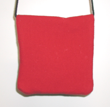Authentic Native American handmade white leather Fringed Zipper Bag by Lakota Visions