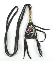 Native American Indian Buckskin Medicine Bag