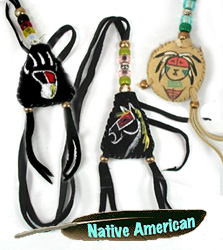 Authentic Native American Lakota Indian Buckskin Sage Bag by Alan Monroe