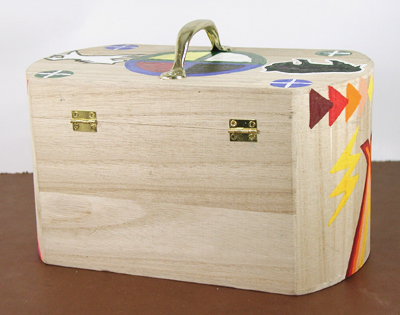 Authentic Native American Lakota Sioux Indian Box Art Smudge and Treasure Box by Lakota artisan Morning Star Zephier