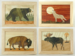 marquetry small smudge or treasure boxes