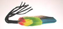 Oglala Lakota Feather and Horse Hair  Ties
