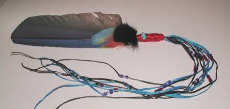 Oglala Lakota Smudge Fan Feather 