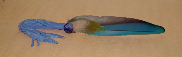 Smudge Fan Feather 