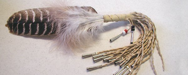 Smudge Fan Feather 