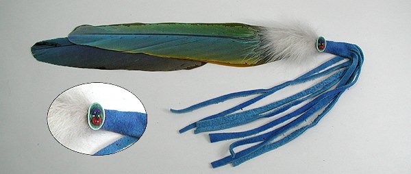 Smudge Fan Feather 