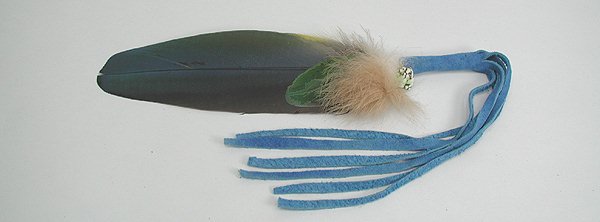 Smudge Fan Feather 