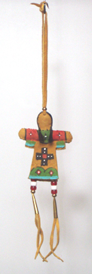 Authentic Native American Indian Buckskin Lakota No-Face Doll