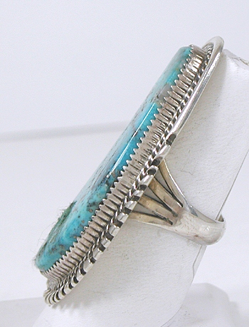 vintage sterling silver and Turquoise ring size 9 3/4