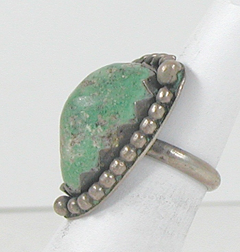 vintage sterling silver and Turquoise ring size 6 1/2