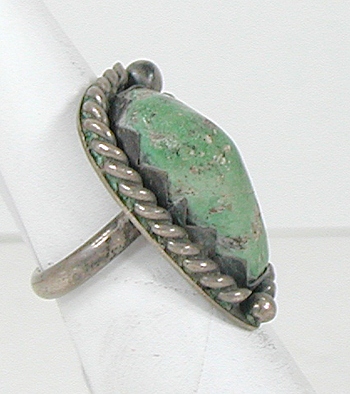 vintage sterling silver and Turquoise ring size 6 1/2