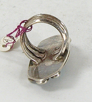 vintage sterling silver and Turquoise ring size 5 1/2