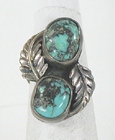 vintage sterling silver Turquoise Ring size 7 1/2