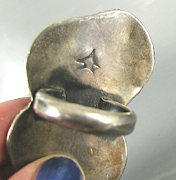 sterling silver Turquoise Ring size 10 1/2