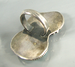 sterling silver Turquoise Ring size 10 1/2