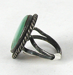 new old stock sterling silver Turquoise Ring size size 4