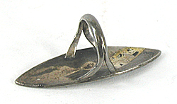 sterling silver Turquoise Chip Inlay Ring size 5 1/4
