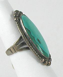 sterling silver turquoise Ring size 6 1/4