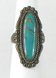 new old stock sterling silver Turquoise Ring size size 5 1/4