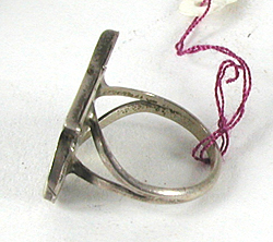 new old stock sterling silver Owl Ring size 2 1/2