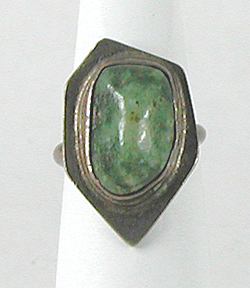 vintage sterling silver Turquoise Ring size 5 3/4