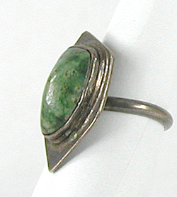 vintage sterling silver Turquoise Ring size 5 3/4