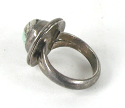vintage new old stock sterling silver Boulder Turquoise Ring size 6 1/4
