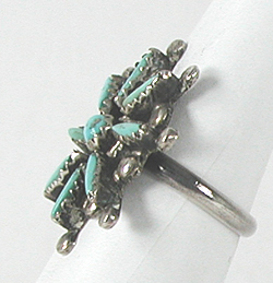 new old stock sterling silver Turquoise Ring size 6 1/4