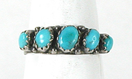 new old stock sterling silver Turquoise Ring size 6 1/4