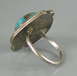 sterling silver Turquoise Ring size 8