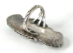 sterling silver Turquoise Ring size 8 1/4