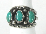 new old stock sterling silver Turquoise Ring size 8 1/2