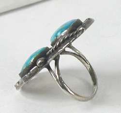 sterling silver Turquoise Ring size 9 1/4
