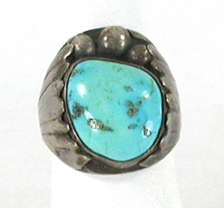 sterling silver Turquoise Ring size 9 1/2