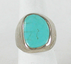 sterling silver Turquoise Ring size 10