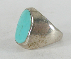 sterling silver Turquoise Ring size 10