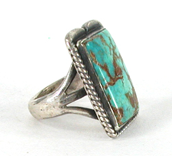 sterling silver Turquoise Ring size 7