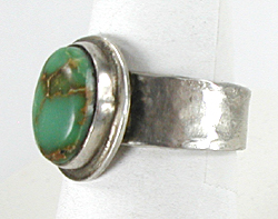 sterling silver Turquoise Ring size 8 1/2