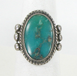 sterling silver and Turquoise ring size 7 1/2