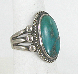 sterling silver Turquoise Ring size 7 1/2
