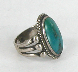sterling silver Turquoise Ring size 7 1/2
